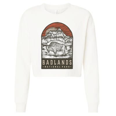 Badlands National Park Cropped Pullover Crew