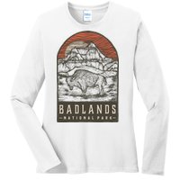 Badlands National Park Ladies Long Sleeve Shirt