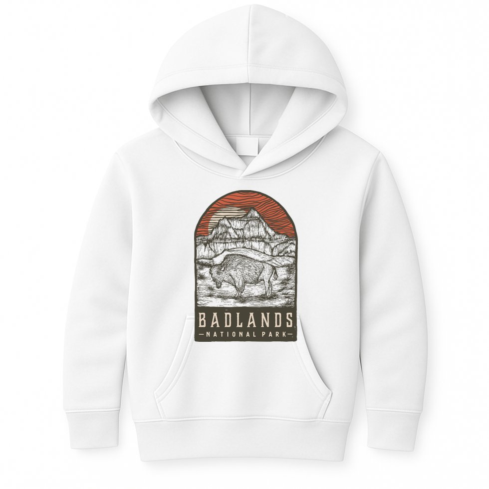 Badlands National Park Kids Hoodie