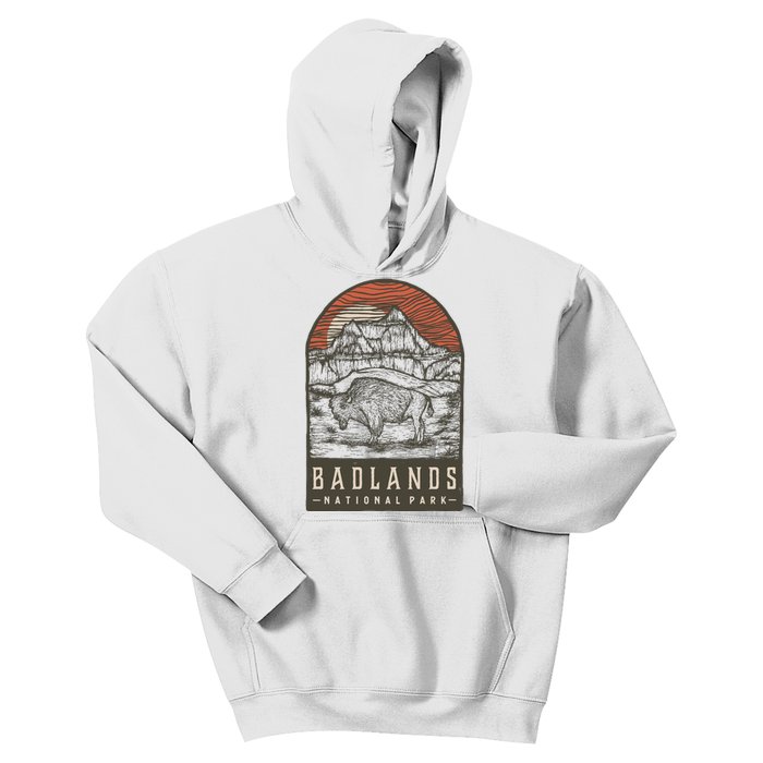 Badlands National Park Kids Hoodie