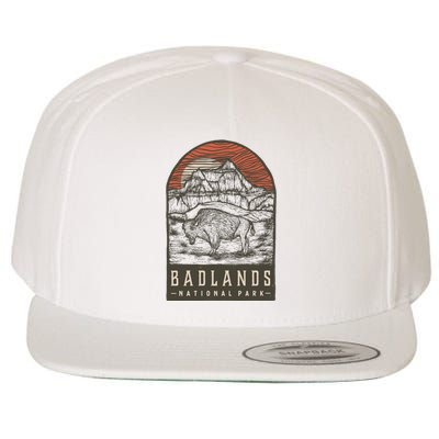 Badlands National Park Wool Snapback Cap