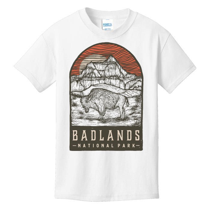 Badlands National Park Kids T-Shirt