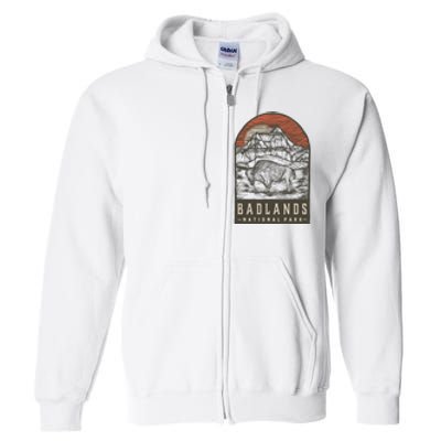 Badlands National Park Full Zip Hoodie