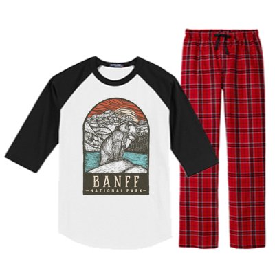 Banff National Park Raglan Sleeve Pajama Set