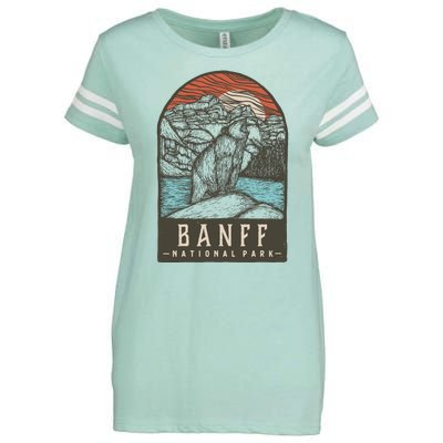 Banff National Park Enza Ladies Jersey Football T-Shirt