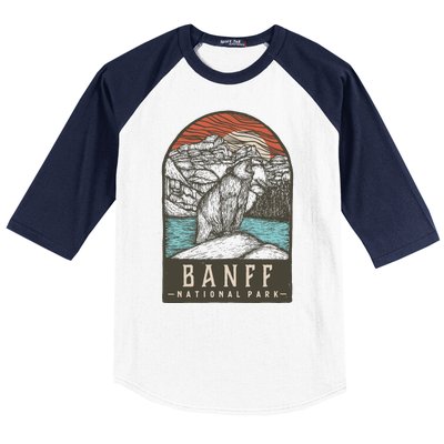 Banff National Park Baseball Sleeve Shirt