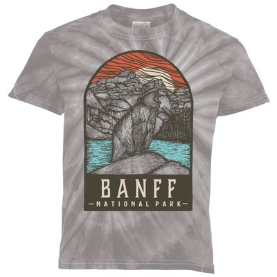 Banff National Park Kids Tie-Dye T-Shirt