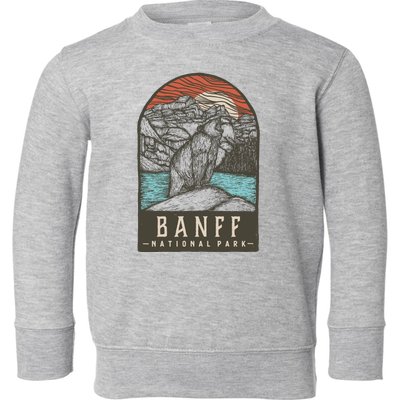 Banff National Park Toddler Sweatshirt