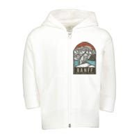 Banff National Park Toddler Zip Fleece Hoodie