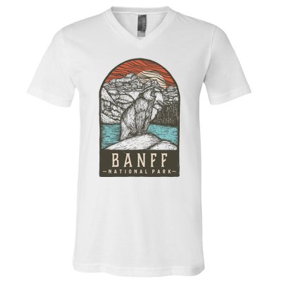 Banff National Park V-Neck T-Shirt