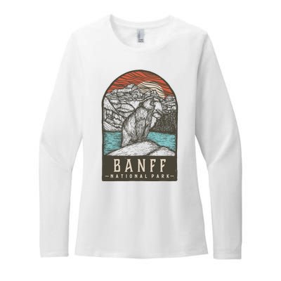 Banff National Park Womens CVC Long Sleeve Shirt