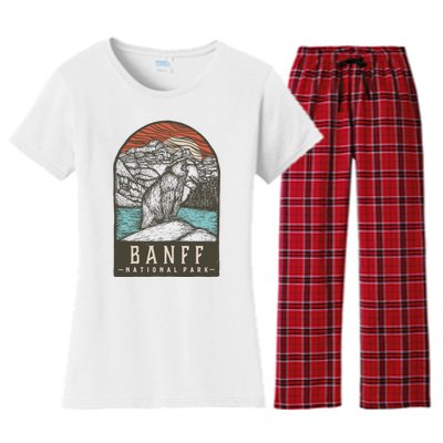 Banff National Park Women's Flannel Pajama Set