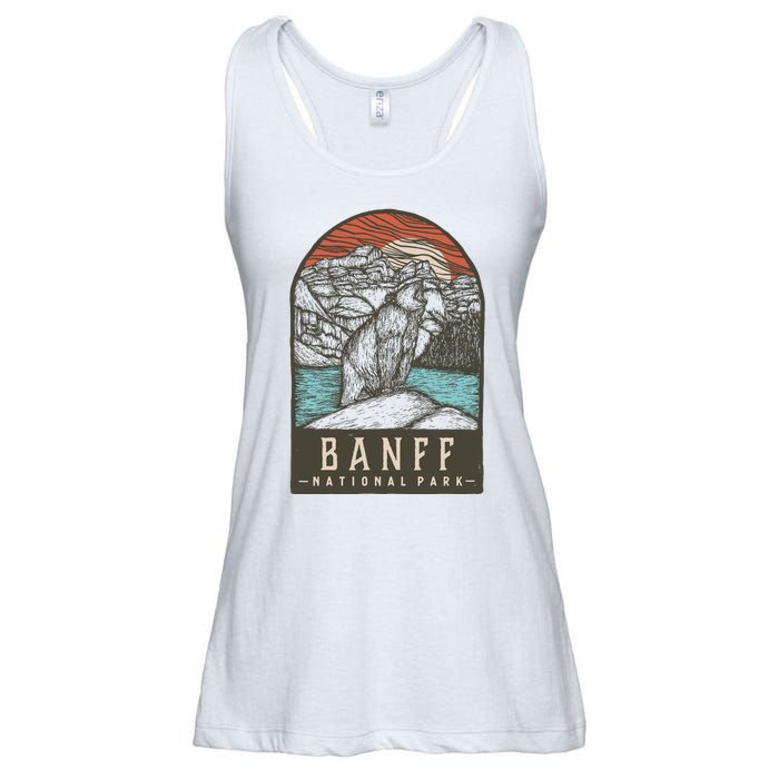 Banff National Park Ladies Essential Flowy Tank