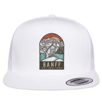 Banff National Park Flat Bill Trucker Hat