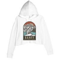 Banff National Park Crop Fleece Hoodie