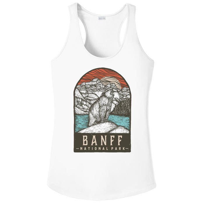 Banff National Park Ladies PosiCharge Competitor Racerback Tank