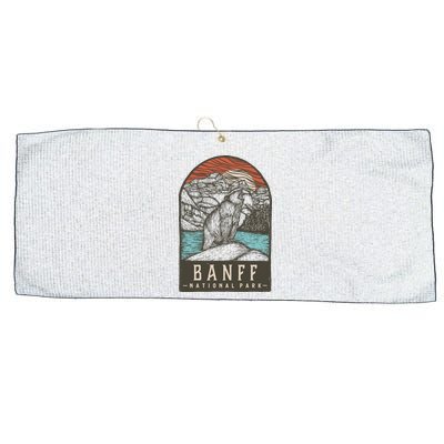 Banff National Park Large Microfiber Waffle Golf Towel