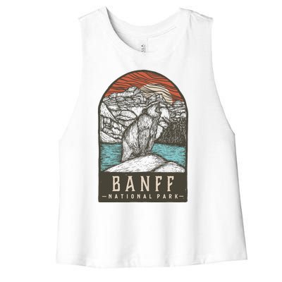 Banff National Park Women's Racerback Cropped Tank