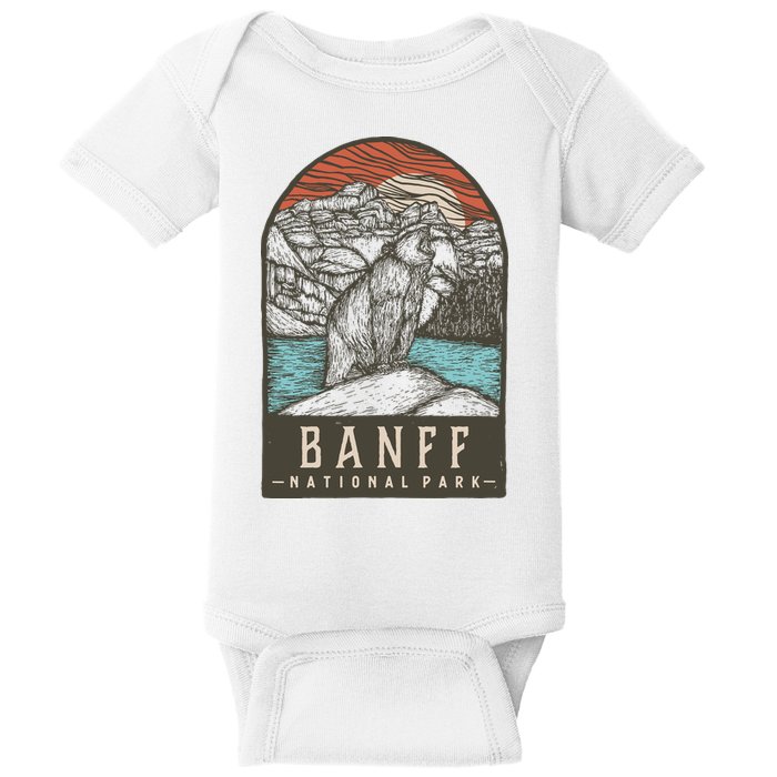 Banff National Park Baby Bodysuit