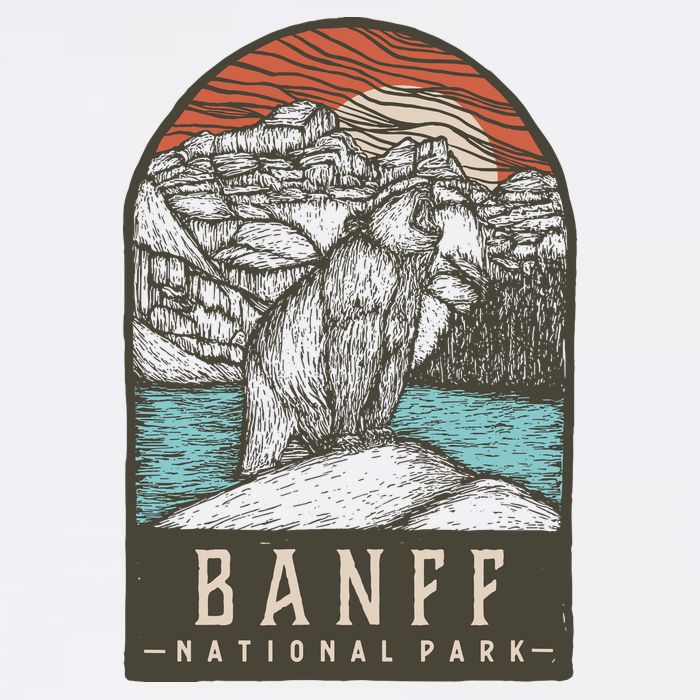 Banff National Park Baby Bodysuit