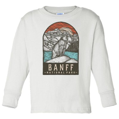 Banff National Park Toddler Long Sleeve Shirt