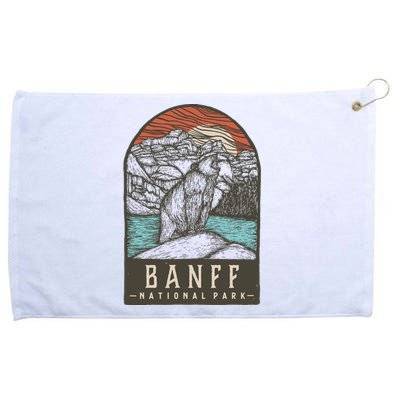 Banff National Park Grommeted Golf Towel