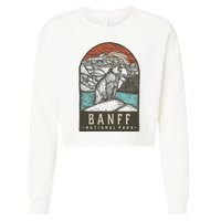 Banff National Park Cropped Pullover Crew