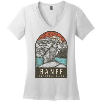 Banff National Park Women's V-Neck T-Shirt