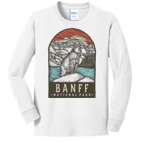 Banff National Park Kids Long Sleeve Shirt