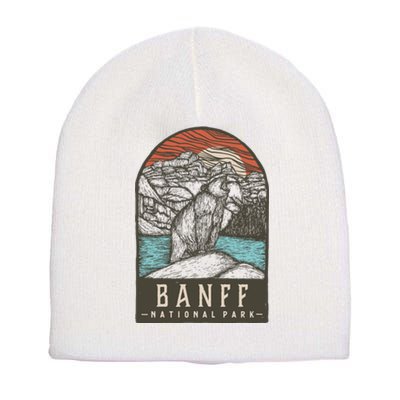 Banff National Park Short Acrylic Beanie