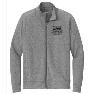 Badlands National Park South Dakota Bison Prairie Dog Stretch Full-Zip Cadet Jacket