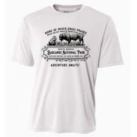 Badlands National Park South Dakota Bison Prairie Dog Cooling Performance Crew T-Shirt