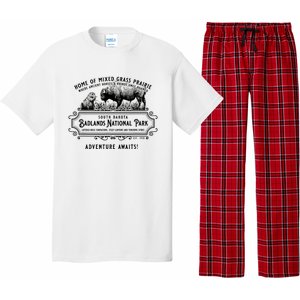 Badlands National Park South Dakota Bison Prairie Dog Pajama Set