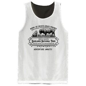 Badlands National Park South Dakota Bison Prairie Dog Mesh Reversible Basketball Jersey Tank