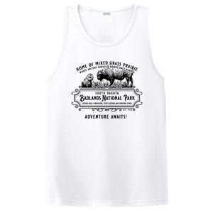 Badlands National Park South Dakota Bison Prairie Dog PosiCharge Competitor Tank