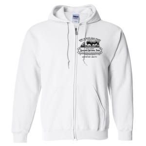 Badlands National Park South Dakota Bison Prairie Dog Full Zip Hoodie