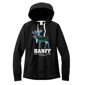 Banff National Park Canada Moose Lake Louise Souvenir Women's Fleece Hoodie