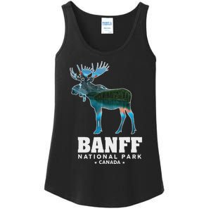 Banff National Park Canada Moose Lake Louise Souvenir Ladies Essential Tank