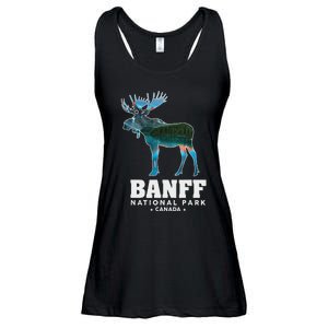 Banff National Park Canada Moose Lake Louise Souvenir Ladies Essential Flowy Tank