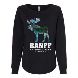 Banff National Park Canada Moose Lake Louise Souvenir Womens California Wash Sweatshirt