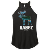 Banff National Park Canada Moose Lake Louise Souvenir Women's Perfect Tri Rocker Tank