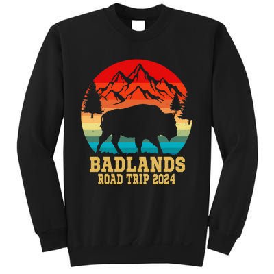 Badlands National Park South Dakota Buffalo Bison Road Trip Sweatshirt