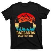 Badlands National Park South Dakota Buffalo Bison Road Trip T-Shirt