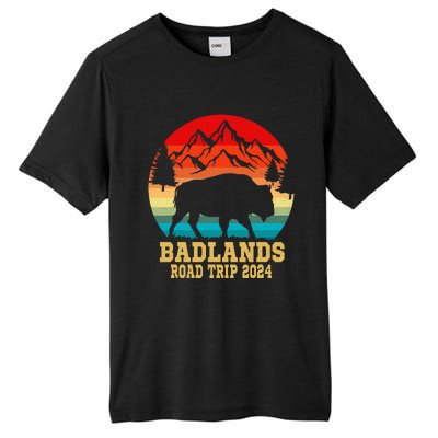 Badlands National Park South Dakota Buffalo Bison Road Trip Tall Fusion ChromaSoft Performance T-Shirt