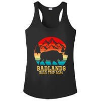 Badlands National Park South Dakota Buffalo Bison Road Trip Ladies PosiCharge Competitor Racerback Tank