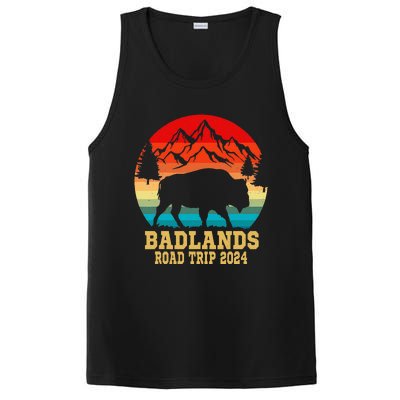 Badlands National Park South Dakota Buffalo Bison Road Trip PosiCharge Competitor Tank