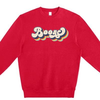 Boone Name Personalized Surname First Name Boone Premium Crewneck Sweatshirt