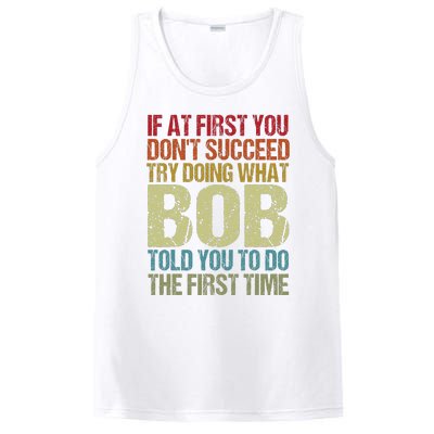 BOB Name Personalized Birthday Funny Christmas Joke PosiCharge Competitor Tank