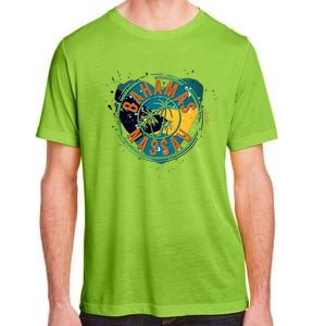 Bahamas Nassau Paint Stamp Emblem Adult ChromaSoft Performance T-Shirt