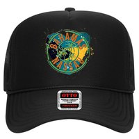 Bahamas Nassau Paint Stamp Emblem Trucker Hat